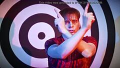 Alex angel sings her LESBIAN SONG while in a bisexual 3SOME with KISSING and SEX