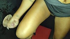 Love sucking black dick in gloryhole, got so horny gave ass