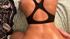 fucking my thicc stud gf from behind til she cums