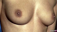 rachel evans bound in rough bdsm roleplay with quickie fuck