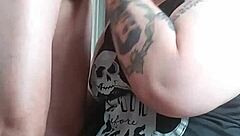 The guy meets a chubby redhead woman who suggests sex, leading to blowjob and cumshot