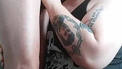 The guy meets a chubby redhead woman who suggests sex, leading to blowjob and cumshot