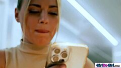 the secretary gets licked and strapon fucked by her dominant lesbian boss in the office