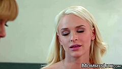A young girl seduced her stepmother to have lesbian sex