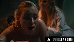 In A Thrilling Horror Fantasy, Ashley Lane's Three Tits Arouse Deep Emotions As She Breastfeeds Nurse Anna Claire Clouds In A Taboo 3-Way Encounter