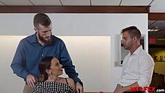 Unique Hot Receptionist At Mylfex Company!