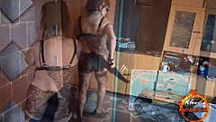 klaudiaambergirl poses in cat lingerie