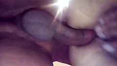 She says it hurts but keeps it in!