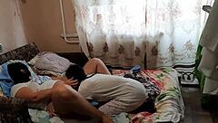 Neighbor spies on lesbian couple licking pussy and masturbating