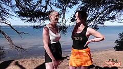 Arianna And Angelina Milfs Suffer That Big Dick!