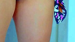 Desi college girl masturbates sensually under her skirt in homemade video