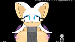 rouge interrupts shadow for a big cock suck in secret scene