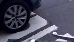 Prostitute Gives Discounted Blowjob in Vacant Lot