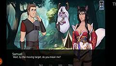 dirty fantasy in arena with intense sex