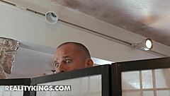 Kylie Rocket catches Scott spying, pulls him in for steamy fun