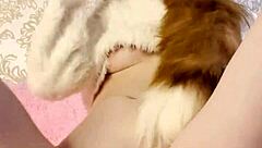 i masturbated with a butt plug in my ass close up and squirted