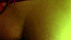 The petite stepdaughter gets creampied by her father-in-law in the VIP booth during roleplay