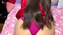 Curvy couple indulges in deep creampie with monster cock action