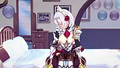 Noelle's Intense Fucking Session with Aether in Genshin Impact