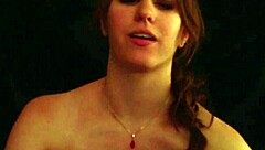 The petite stepdaughter gets creampied by her father-in-law in the VIP booth during roleplay