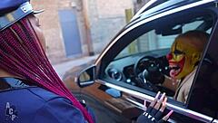 charlie nasty's big black cock choice in public