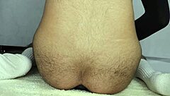 Stretching my ass with huge toys