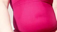 Latina stepmom rides cowgirl, revealing massive cameltoe