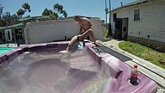 Dayanara's hot tub scene part 3