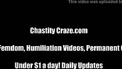 Bound In Chastity Device, Femdom Mistress Ensures Your Loyalty Through BDSM Control