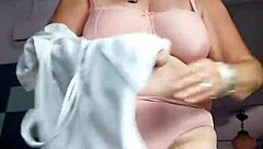 German Granny Slams Her Hairy Slutty Pussy Hard