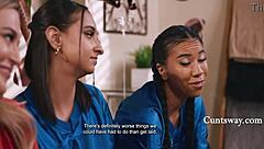 Blake Blossom And Nicole Doshi Seduce With Intense Licking