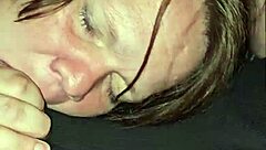 wife spits on cock and keeps moaning and deepthroating