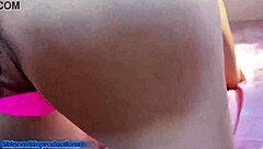The girl was very excited when she felt the guy's nervous cock in her wet pussy