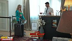 Fakehub - Posh English Blonde Milf Gets Her Mature Pussy Fucked In First Class Airport Lounge