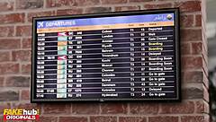 Fakehub - Posh English Blonde Milf Gets Her Mature Pussy Fucked In First Class Airport Lounge