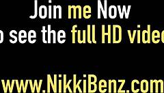 Penthouse Pet Nikki Benz Gets Fucked with Rough Oral and Handjob