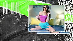 Teen stepsis Riley Mae shares her pov experience of being tied up and interacting with her shaved area