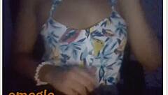 Big Tits Babe Showing Off On Webcam?