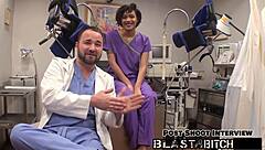 jackie banes gets pussy filled with cum in pov