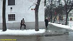 Redhead BBW MILF Pees in Public Fetish