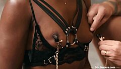 I'll teach gentle submission in bedroom with soft touches