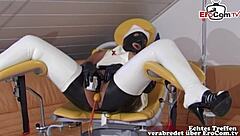 german bdsm domina at fetish meet 😈