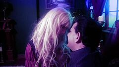 Amy Anderssen rides monster cock with her huge tits bouncing.