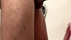 Hot milf performs deepthroat blowjob with choking and facial