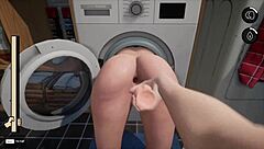 Stepmom Stuck In Washing Machine