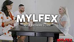 Mylfex - breakfast with an appetizing girl, who knows how to please