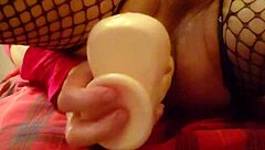 Tranny inserts very large anal devices