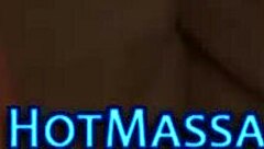 Lingerie Masseuse Feels Intense Pleasure During Tug