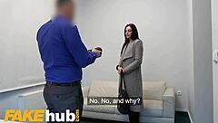 Fake agent shy skinny babe leanne lace loves to ride 😘