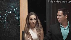 Alexis James pleasures tight pussy on piano